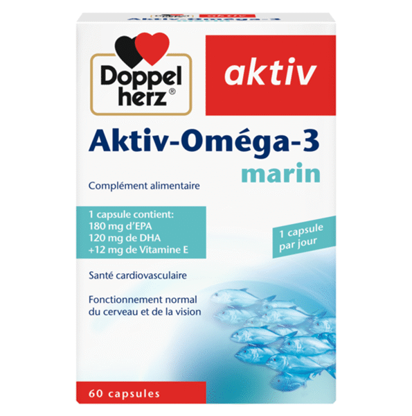 Doppel – Herz Aktiv Oméga-3 60Capsules