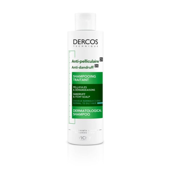 Vichy – Dercos Shampooing Antipelliculaire Cheveux Normaux À Gras 200 Ml