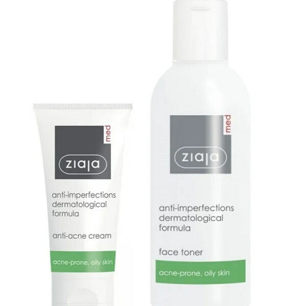 Ziaja – Med Anti-Acne Creme 50Ml + Toner 200Ml Offert