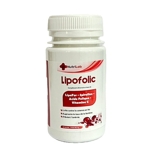 Nutrilab – Lipofolic 30 Gélules