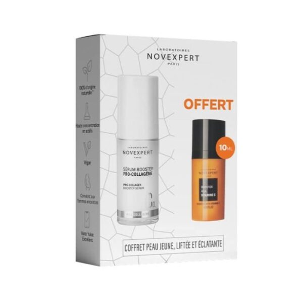 Novexpert – Coffret Collagene Pro Collagen Booster Serum 30 Ml = Serum Vitamin C Offert