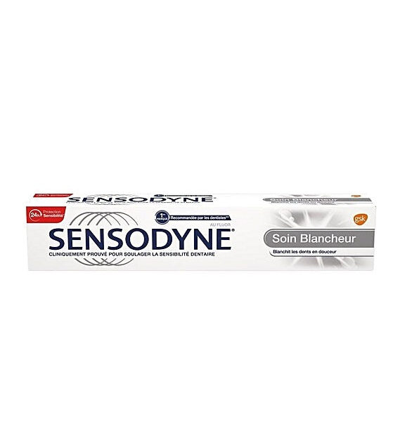 Sensodyne – Dentifrice Protection Sensibilité 24H Soin Blancheur 75Ml